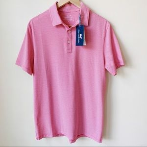 Vineyard Vines | Jersey Striped Polo Jetty Red - S